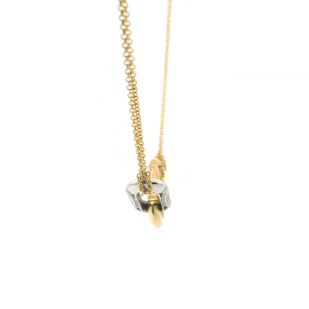 Tacori Two-Tone Double Link Pendant