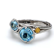 Double Gemstone Fashion Ring