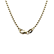 Bead Chain Necklace in 14K Yellow Gold