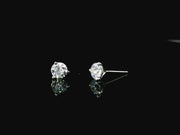 Platinum Lab-Grown Diamond Martini Studs 0.75CTW