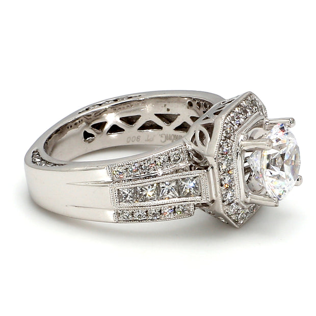 Halo Engagement Ring
