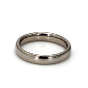 Comfort-Fit Polished Plain Metal Band