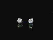 Platinum Lab-Grown Diamond Martini Studs 0.75CTW