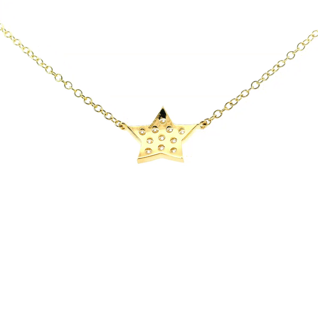 Pave Star Necklace