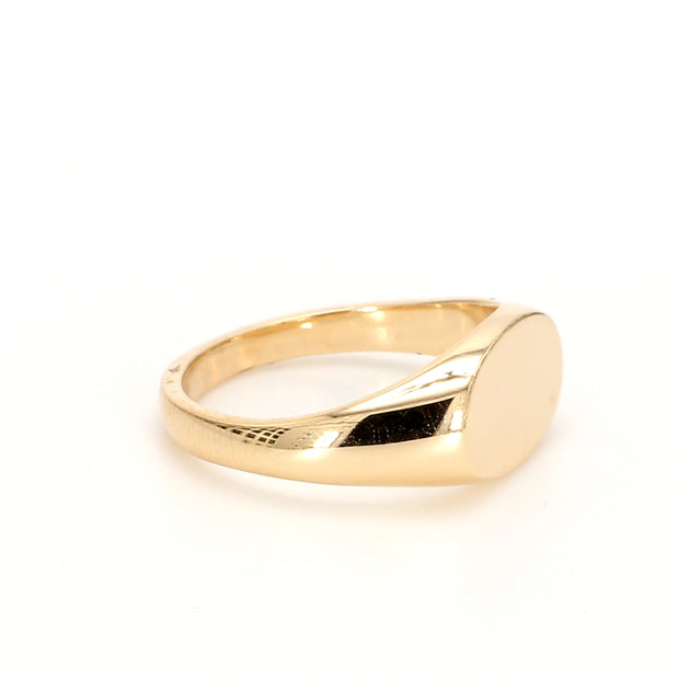 Oval Metal Fashion Ring