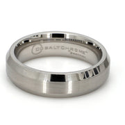 Comfort-Fit Mixed Plain Metal Band
