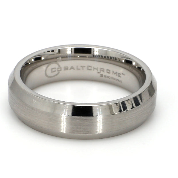 Comfort-Fit Mixed Plain Metal Band