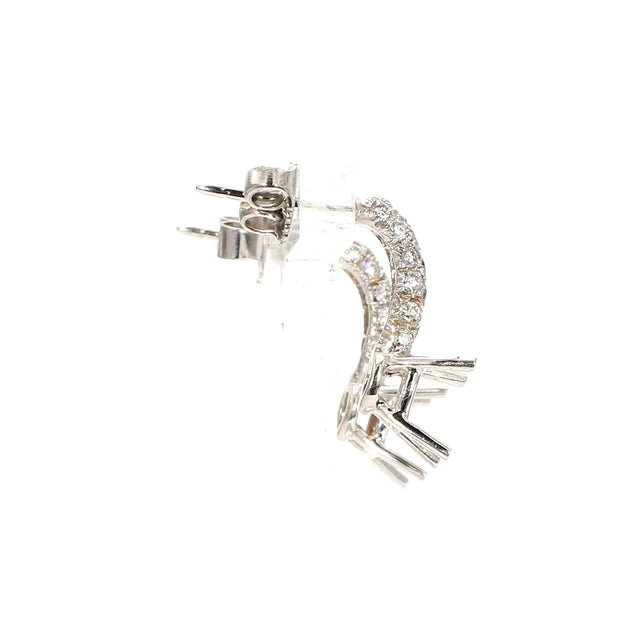 Drop Diamond Earrings