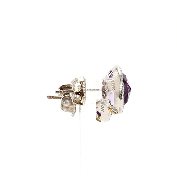 TACORI Crescent Crown Amethyst Stud Earrings