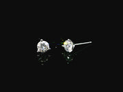 Platinum Lab-Grown Diamond Martini Studs 0.50CTW