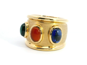 Multi-Treasure Gemstone Fashion Ring