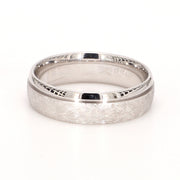 Designer Wirebrush Plain Metal Band
