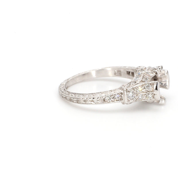 Pave Engagement Ring