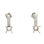 Drop Diamond Earrings