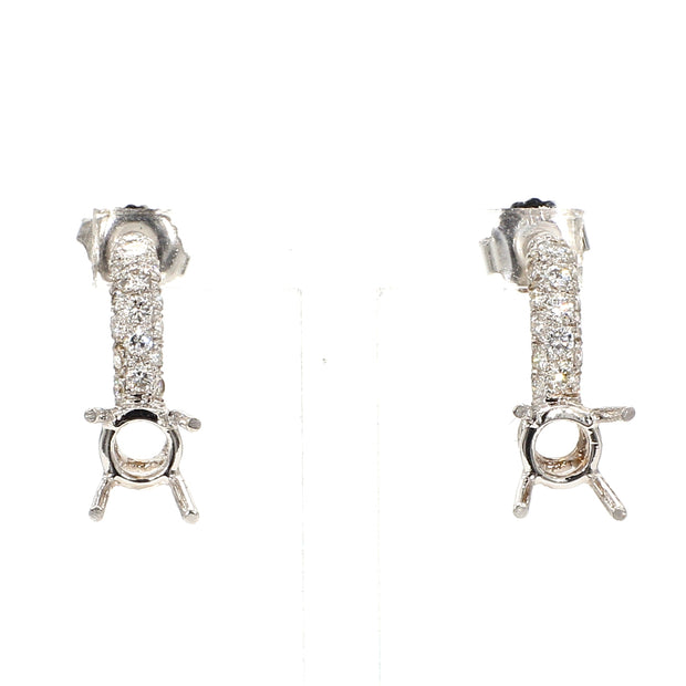 Drop Diamond Earrings
