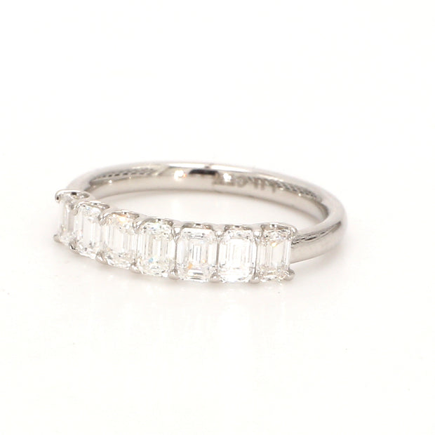 Anniversary Emerald-Cut Seven-Stone Band