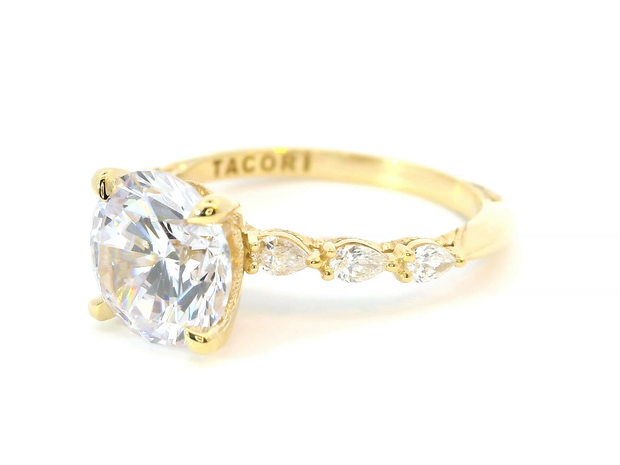 Tacori Sculpted Crescent Engagement Ring