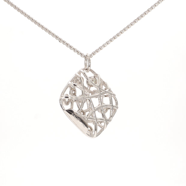 Brocade Square Diamond Necklace