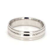 Semi-Rounded Polish Plain Metal Band