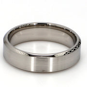 Cobalt White Metal Gent's Band by Ritani