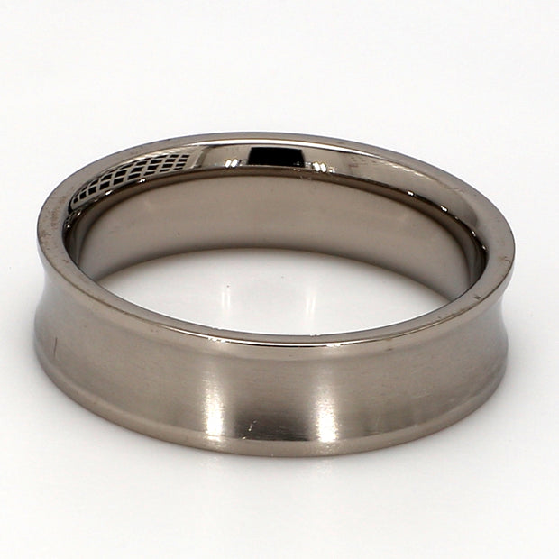Concaved Mixed Plain Metal Band