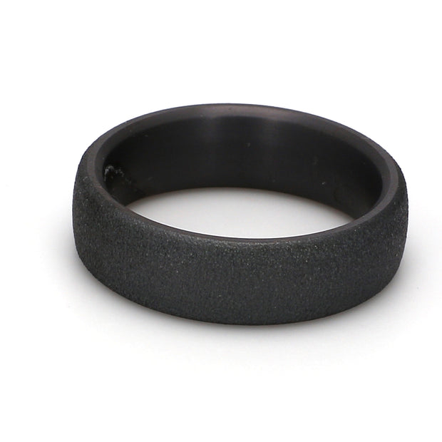 Comfort-Fit Wirebrush Plain Metal Band