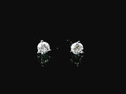 Platinum Lab-Grown Diamond Martini Studs 0.50CTW