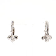 Fleur-de-Lis Diamond Earrings