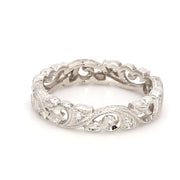 Floral Eternity Band