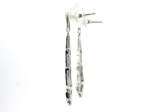 Drop Diamond Earrings