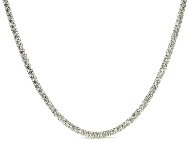 Lab Grown Diamond Tennis Line Necklace