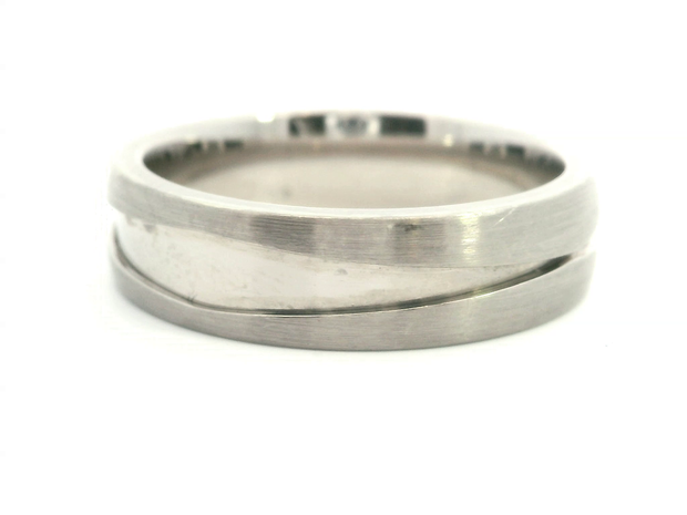 River Textured Plain Metal Band