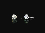 Platinum Lab-Grown Diamond Martini Studs 2.50CTW