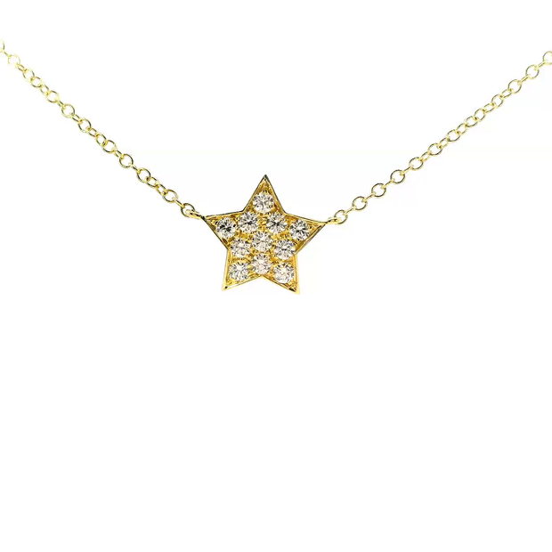 Pave Star Necklace