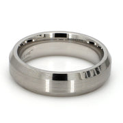 Comfort-Fit Mixed Plain Metal Band