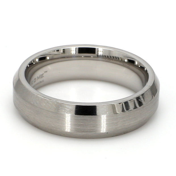 Comfort-Fit Mixed Plain Metal Band