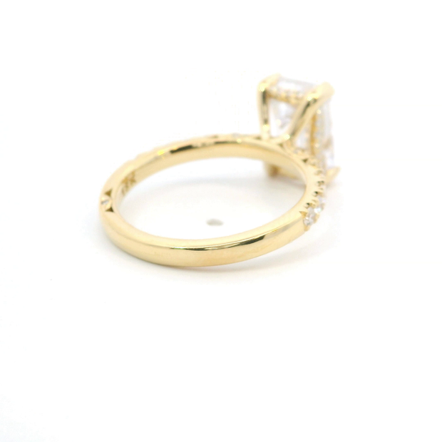 Simply TACORI Emerald Pave Engagement Ring