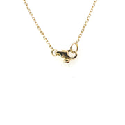 Sliding Diamond Pendant Necklace