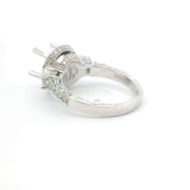 Halo Engagement Ring