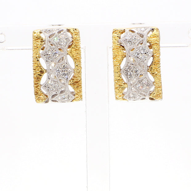 Huggie Diamond Earrings