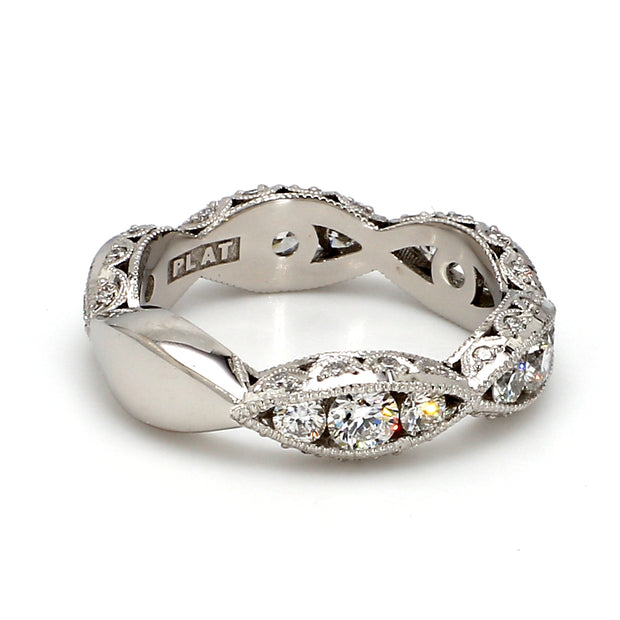 TACORI Classic Crescent Side Profile Eternity Band