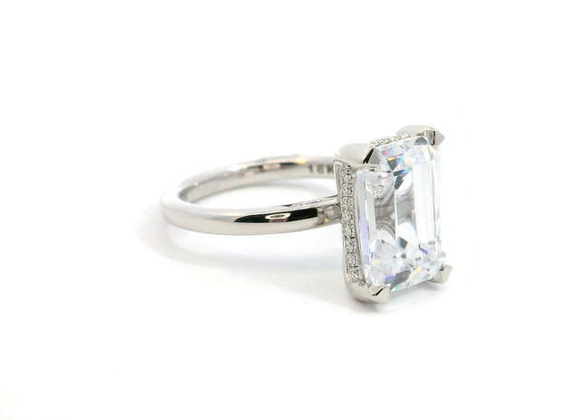 Simply TACORI Emerald-Cut Diamond Solitaire Engagement Ring