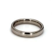 Comfort-Fit Polished Plain Metal Band