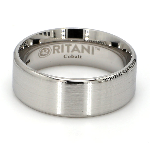 Cobalt White Metal Gent's Band by Ritani