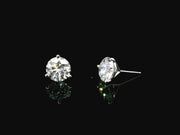 Platinum Lab-Grown Diamond Martini Studs 4.00CTW