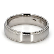 Cobalt White Metal Gent's Band by Ritani