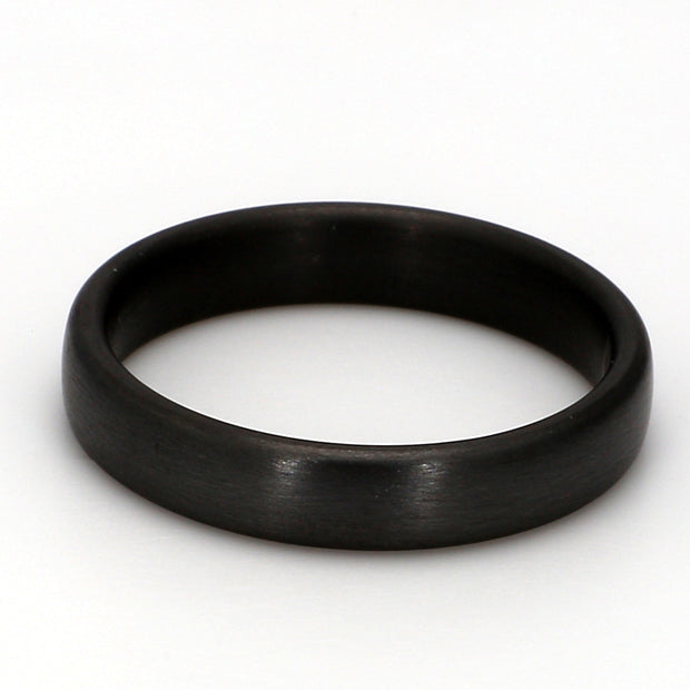 Comfort-Fit Matte Plain Metal Band