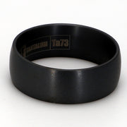 Comfort-Fit Matte Plain Metal Band