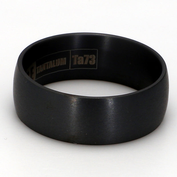 Comfort-Fit Matte Plain Metal Band