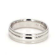 Semi-Rounded Polish Plain Metal Band